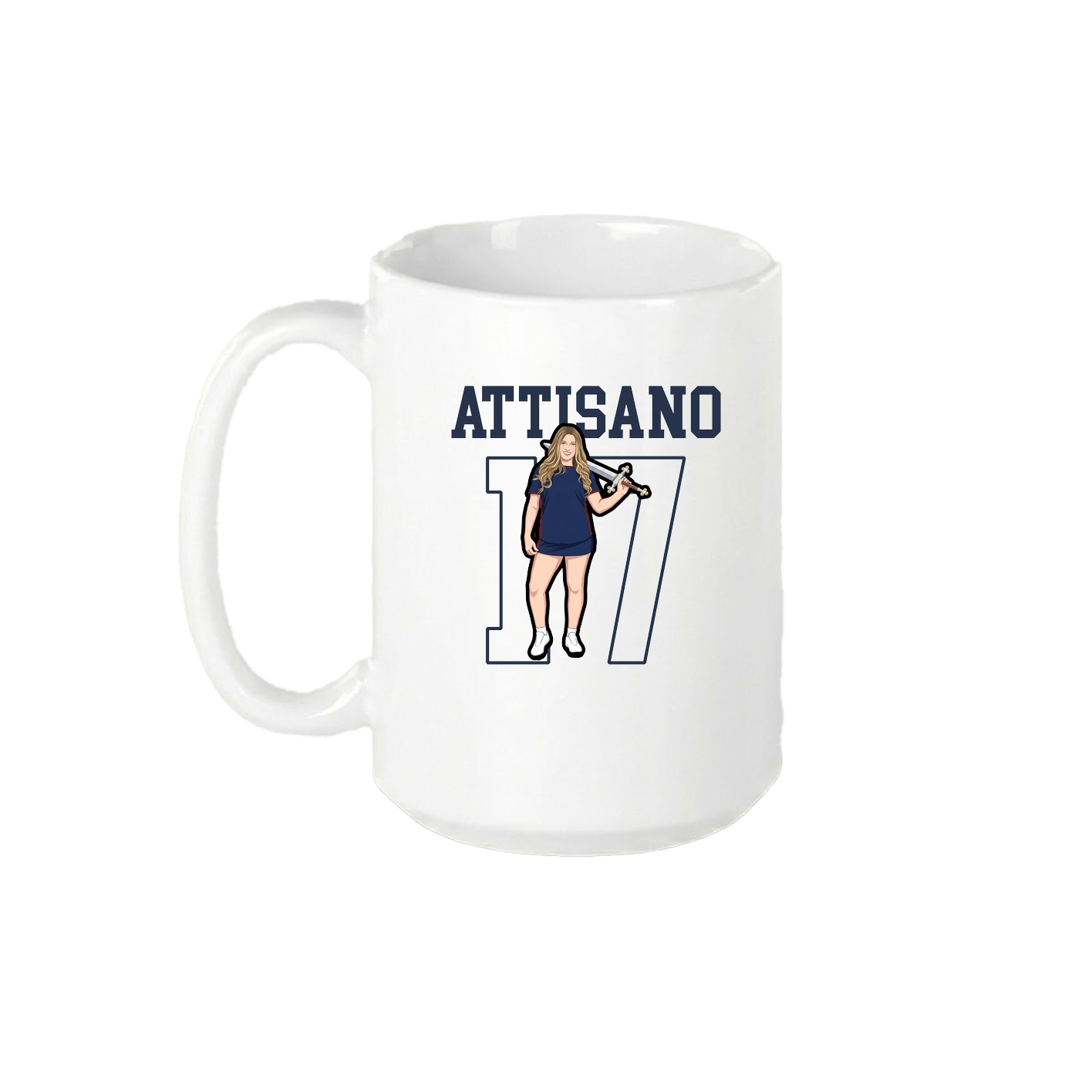 15oz Coffee Mug — Shirsey in White