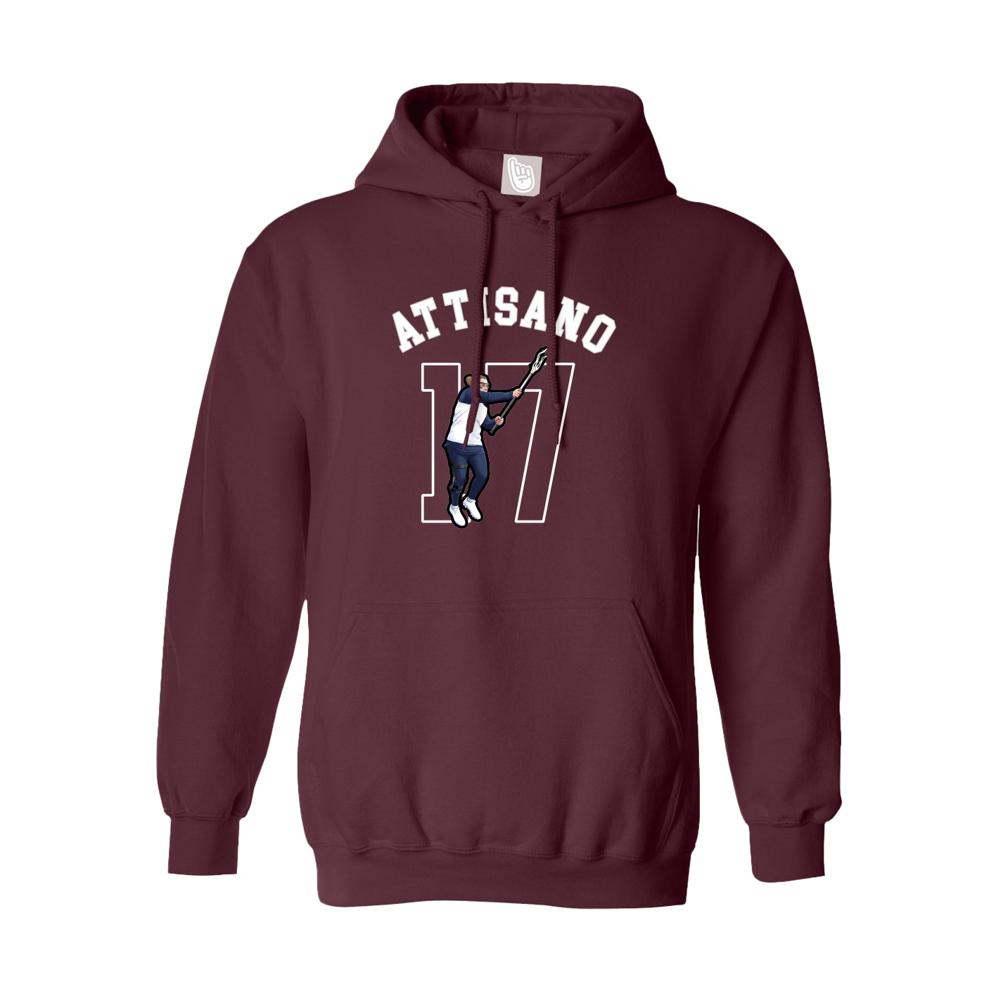 Youth Hoodie — Shirsey Arch in Maroon