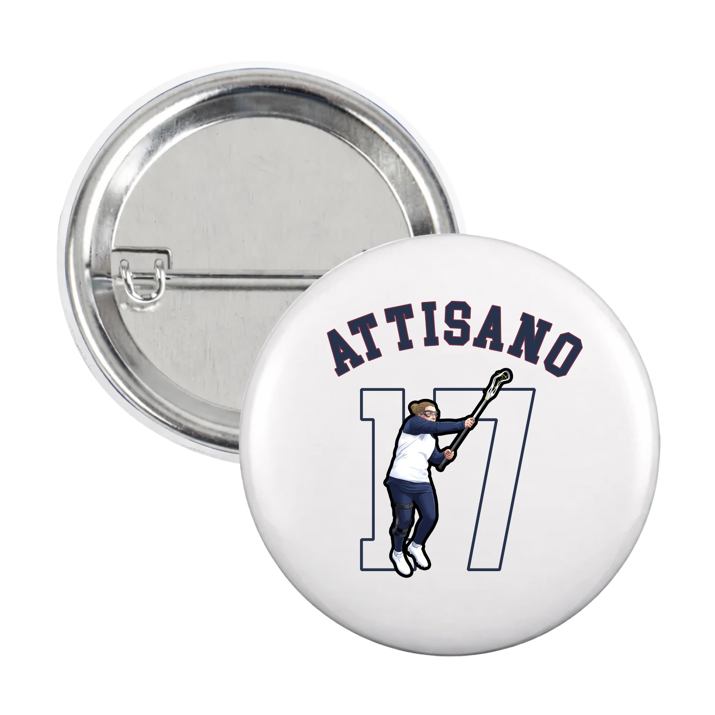 Game Day Button — Shirsey Arch in White