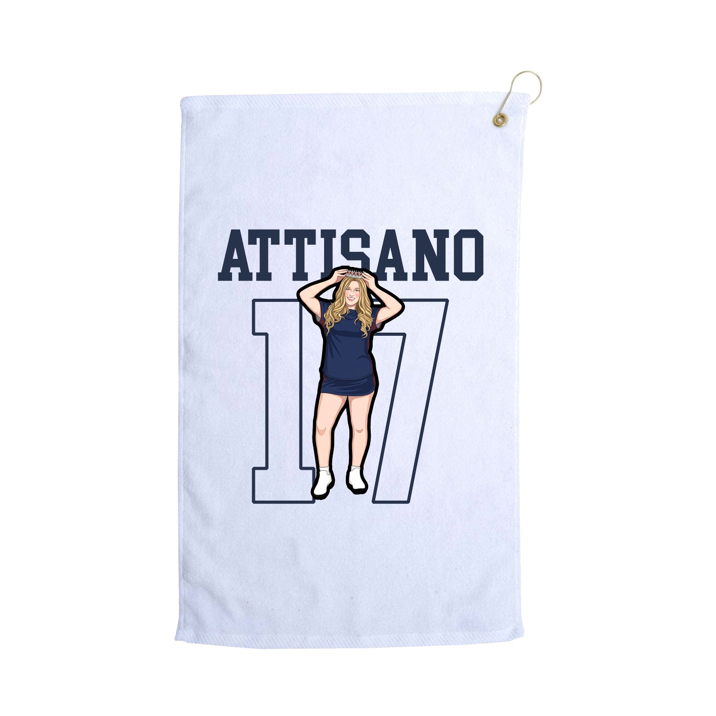 Golf Towel — Shirsey in White