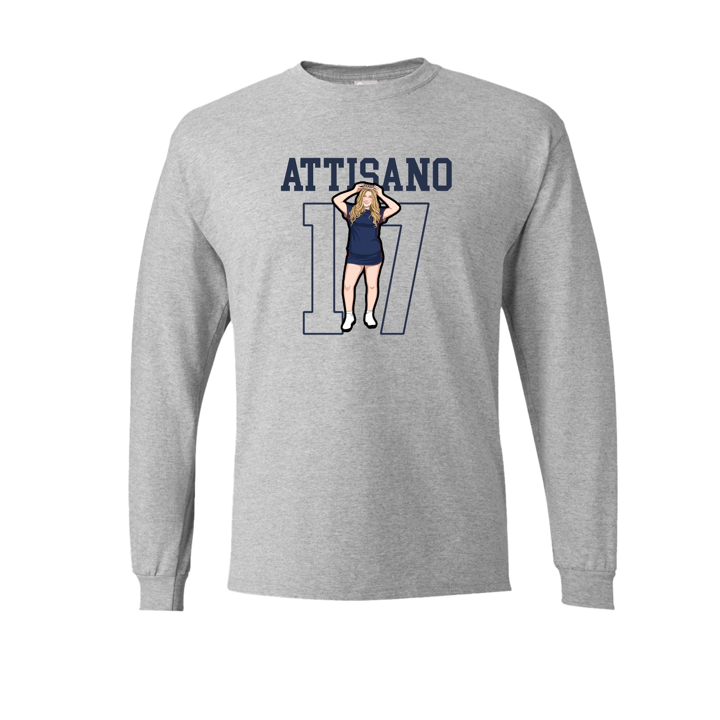 Long Sleeve Tee — Shirsey in Grey