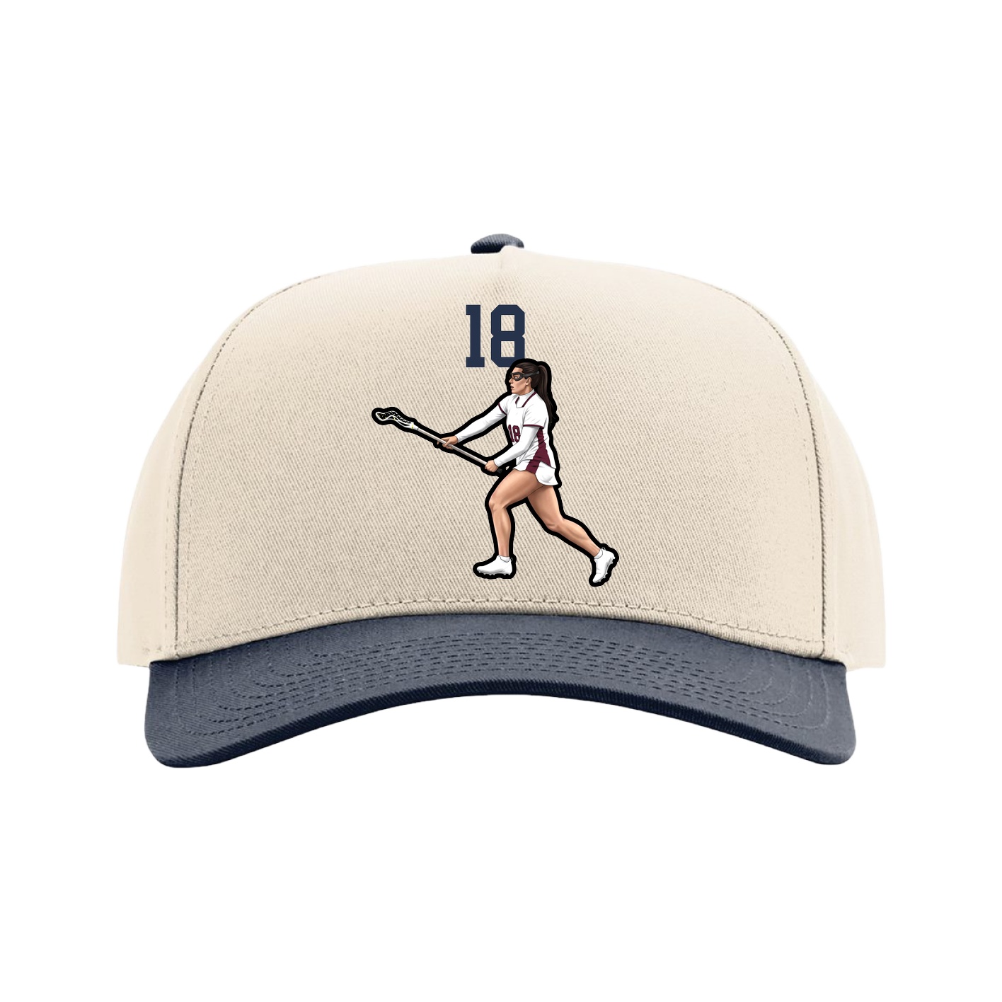 Full Fabric Five-Panel Champ Cap