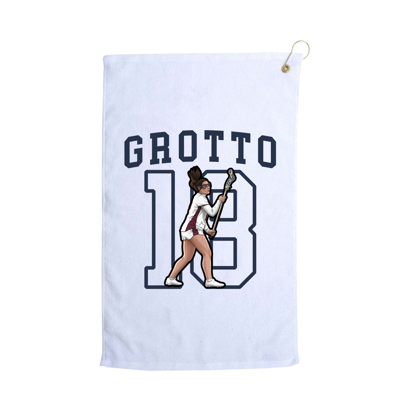 Golf Towel — Shirsey in White