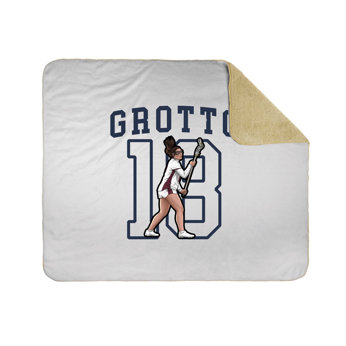 Throw Blanket — Shirsey in White