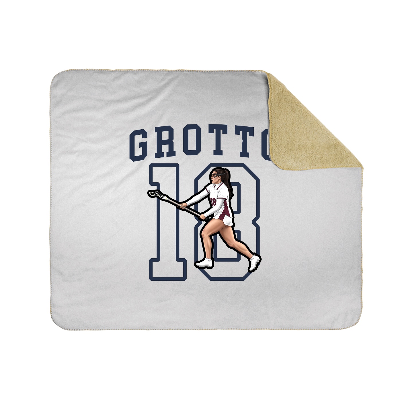 Throw Blanket — Shirsey in White