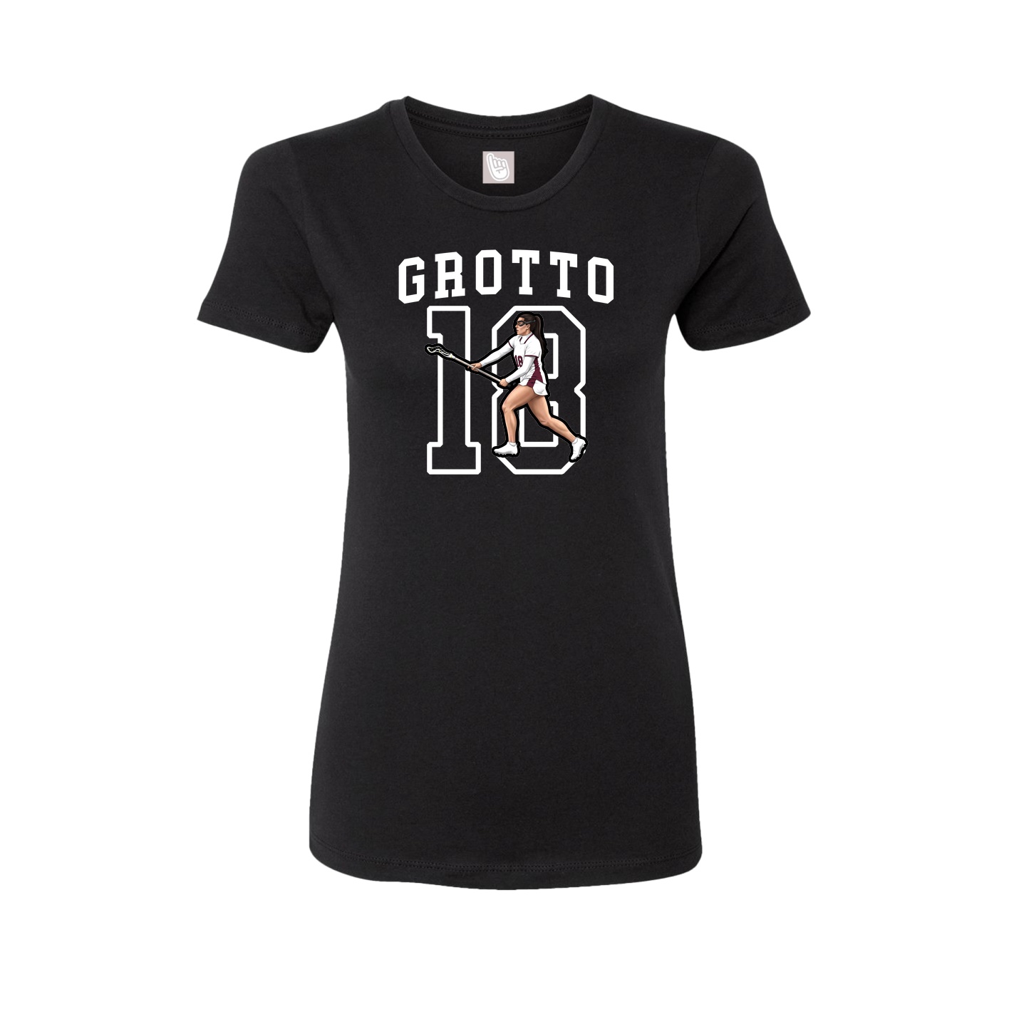 Fitted Women's Tee — Shirsey in Black