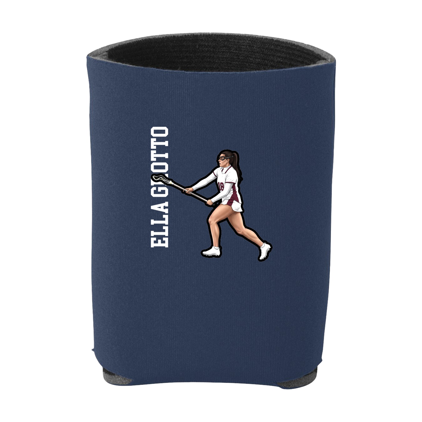 Can Holder — Name Vertical in Navy