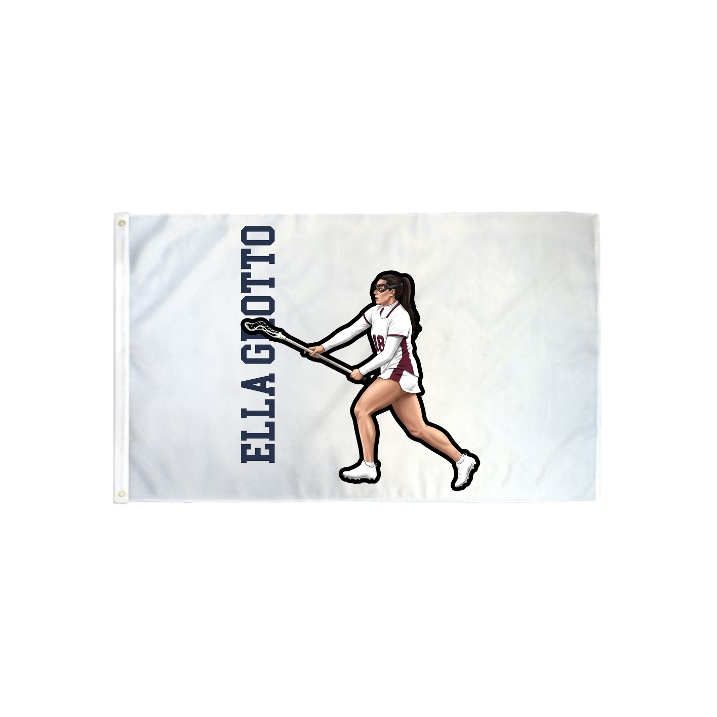 3x5 Flag — Name Vertical in Classic