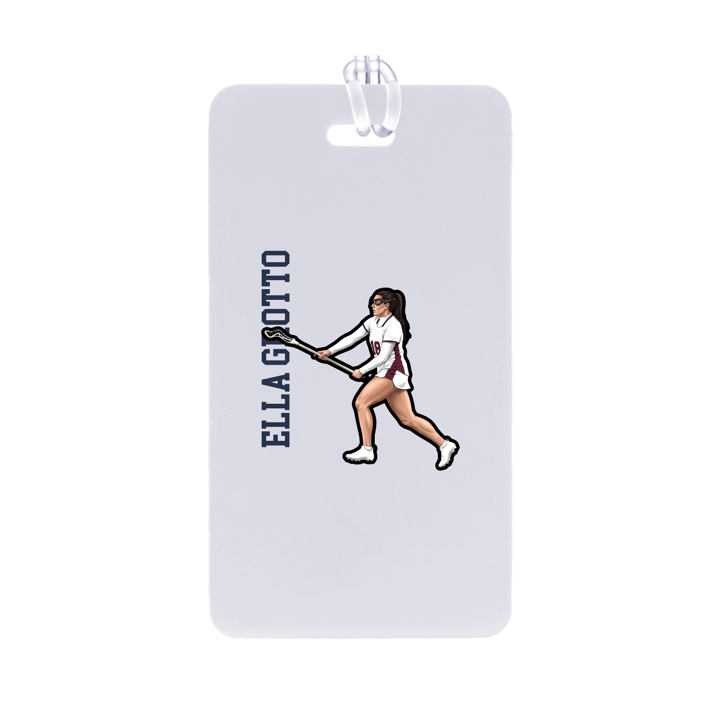 Bag Tag — Name Vertical in Classic