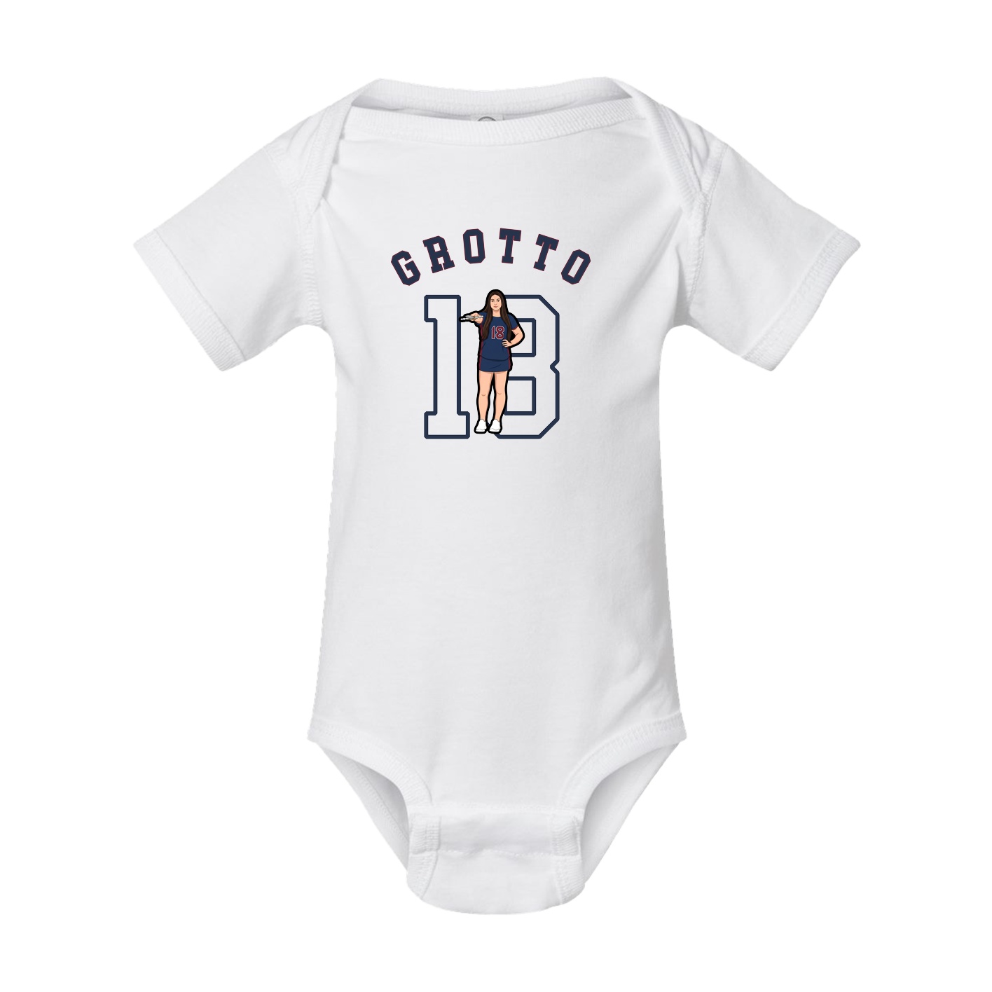 Baby Onesie — Shirsey Arch in White