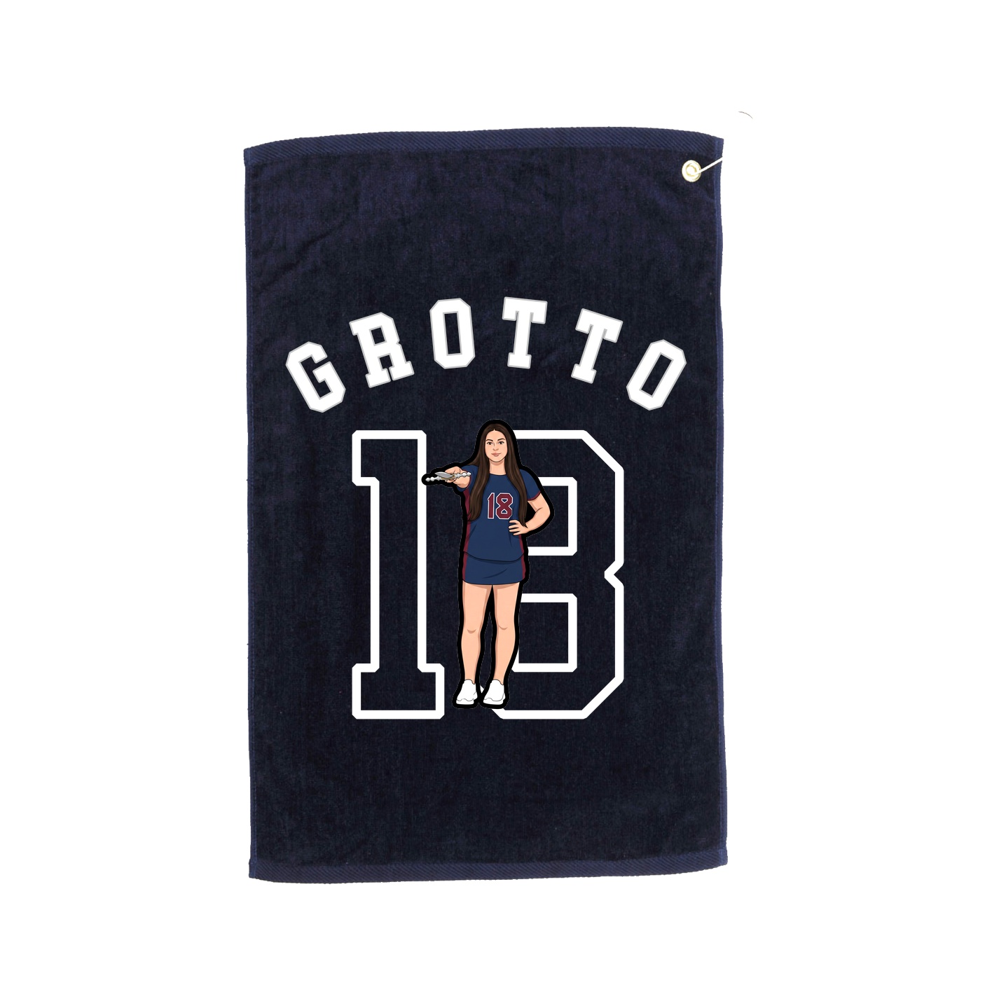 Terry Velour Golf Towel