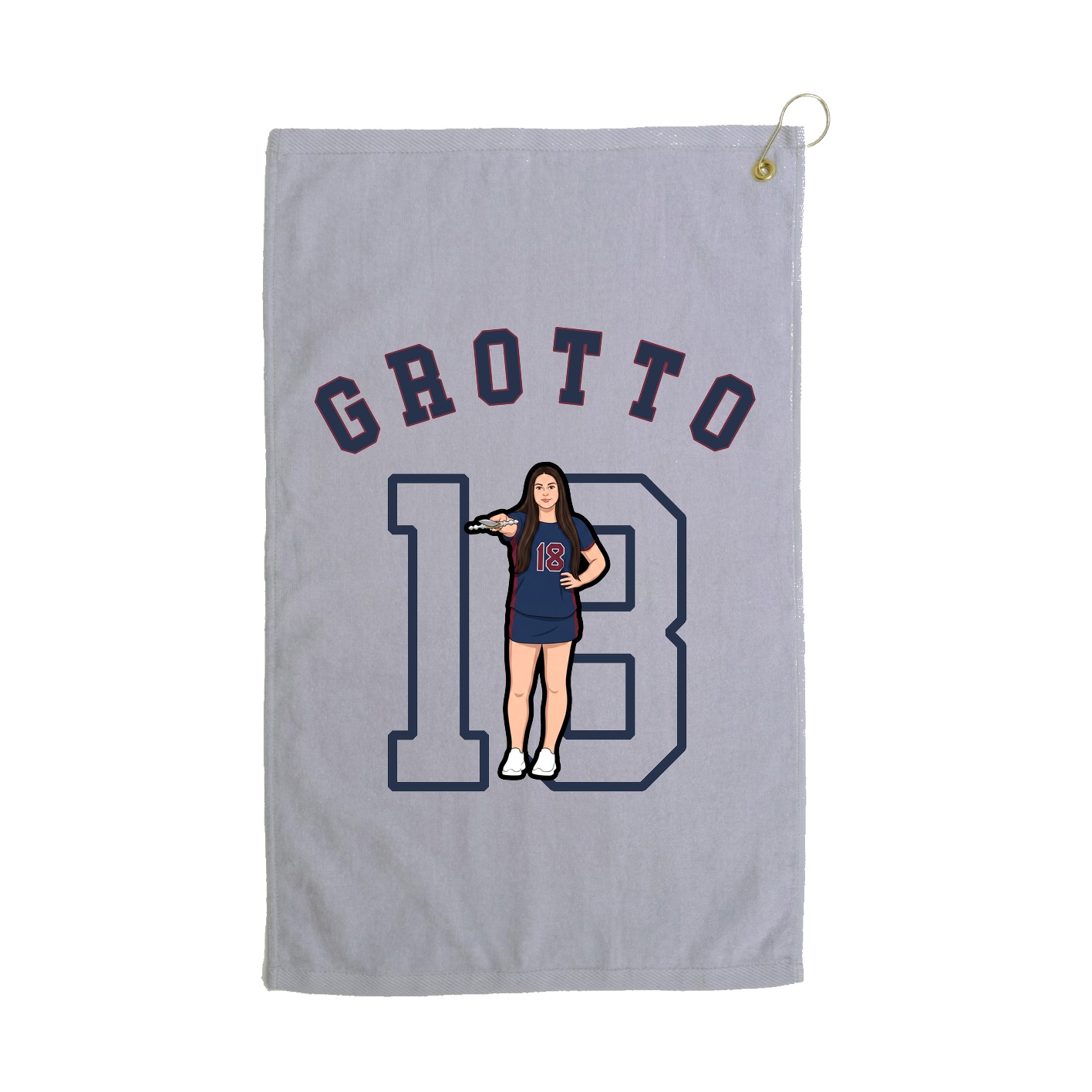 Golf Towel — Shirsey Arch in Grey