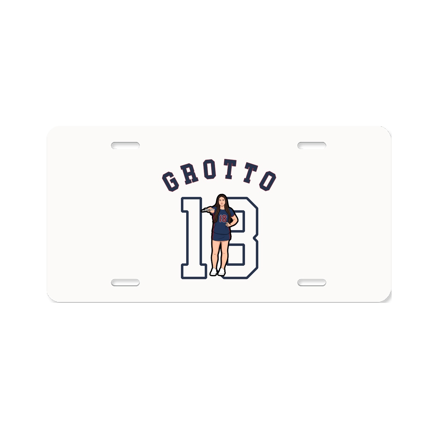 License Plate — Shirsey Arch in Classic