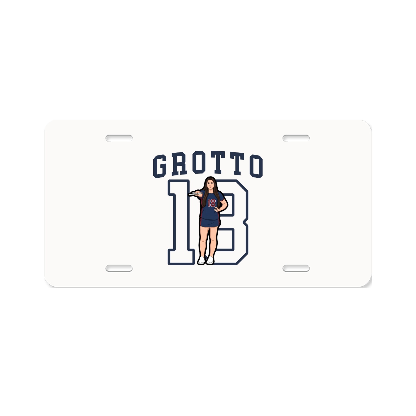 License Plate — Shirsey in Classic