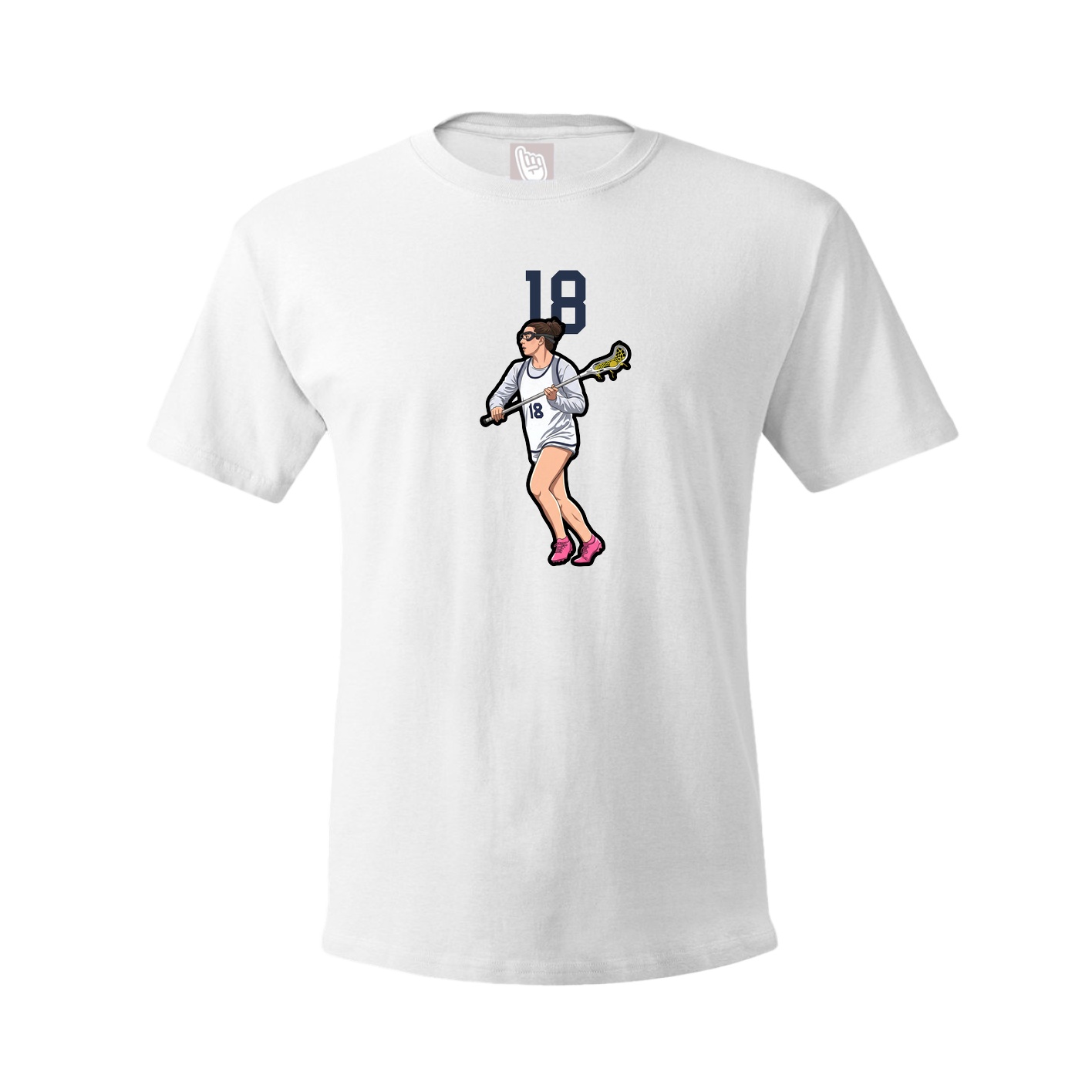 Tee — Number Top in White