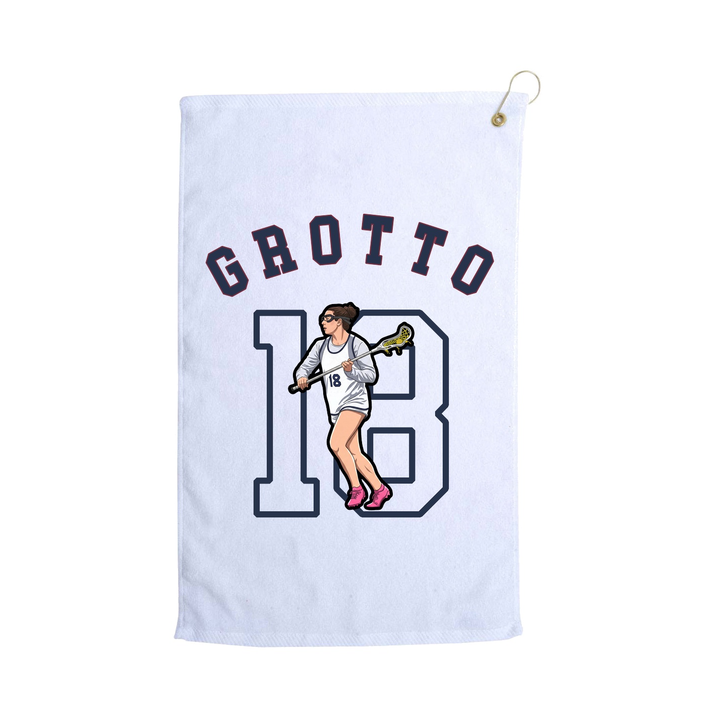 Golf Towel — Shirsey Arch in White