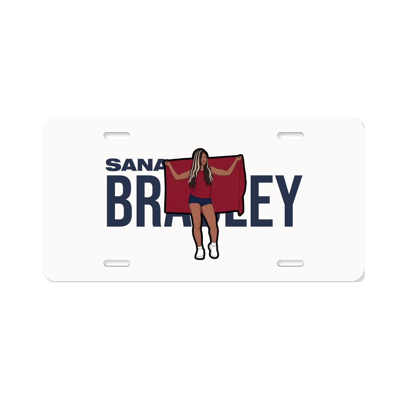 License Plate — Player Name in Classic