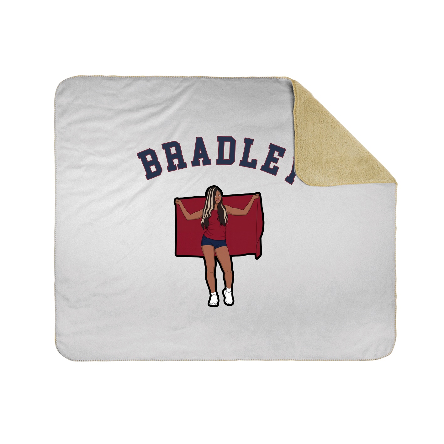 Throw Blanket — Shirsey Arch in White