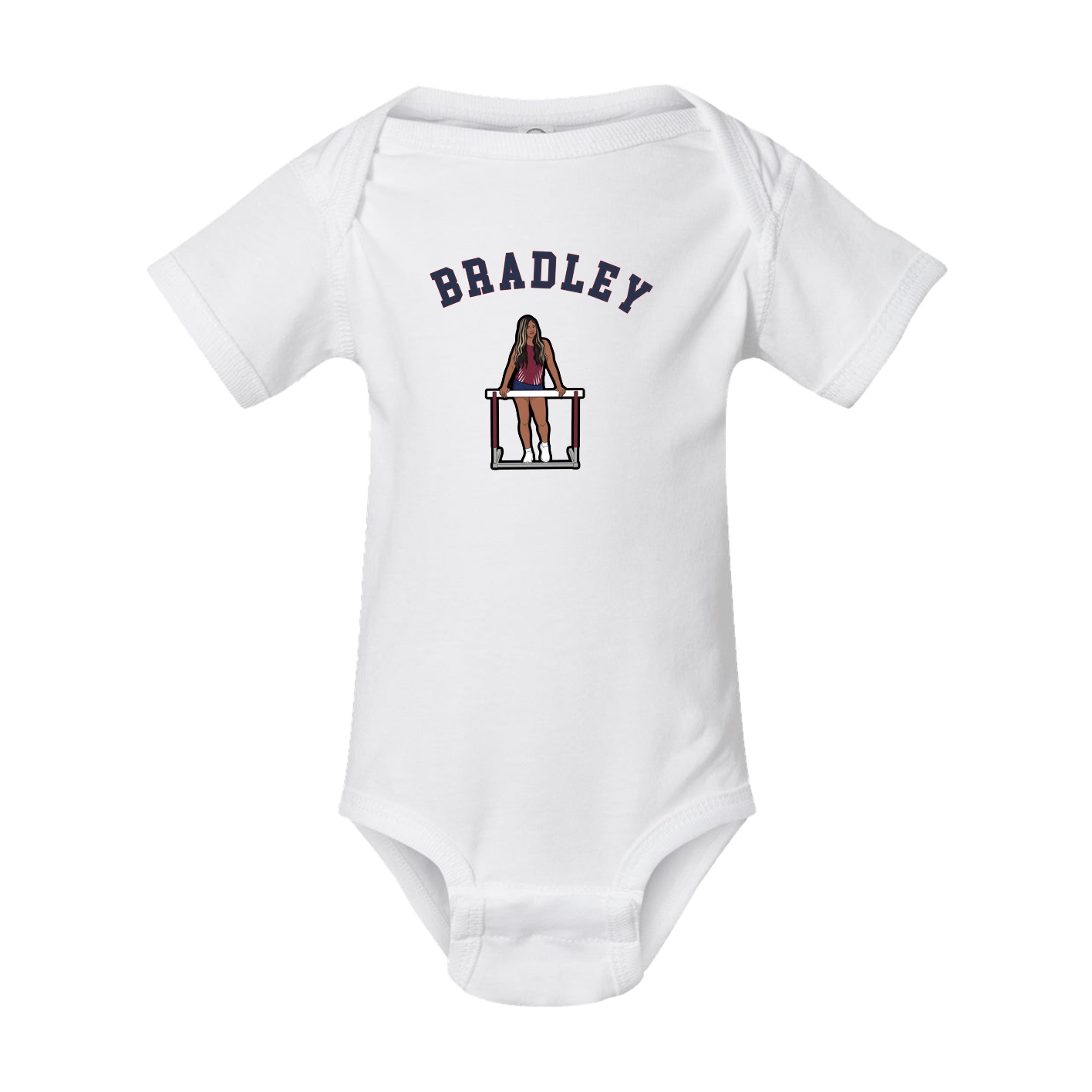 Baby Onesie — Shirsey Arch in White