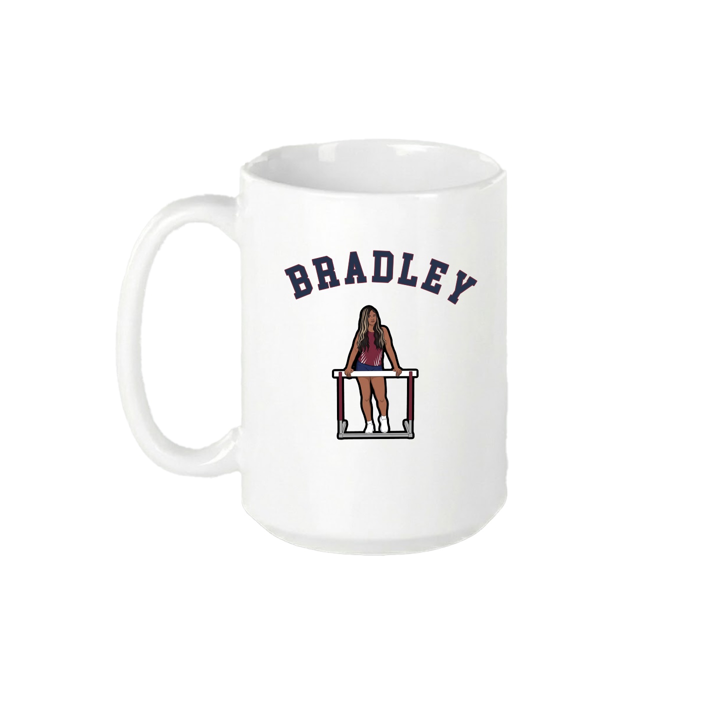 15oz Coffee Mug — Shirsey Arch in White