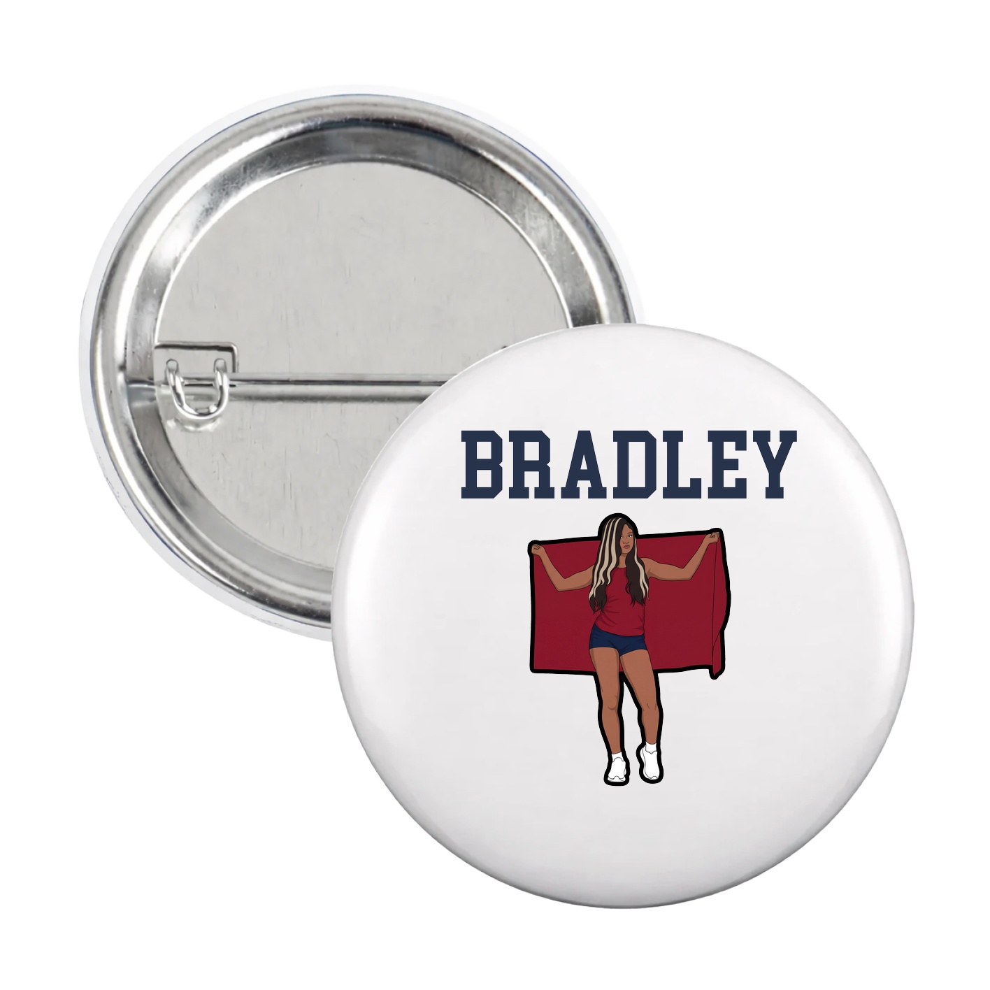 Game Day Button — Shirsey in White