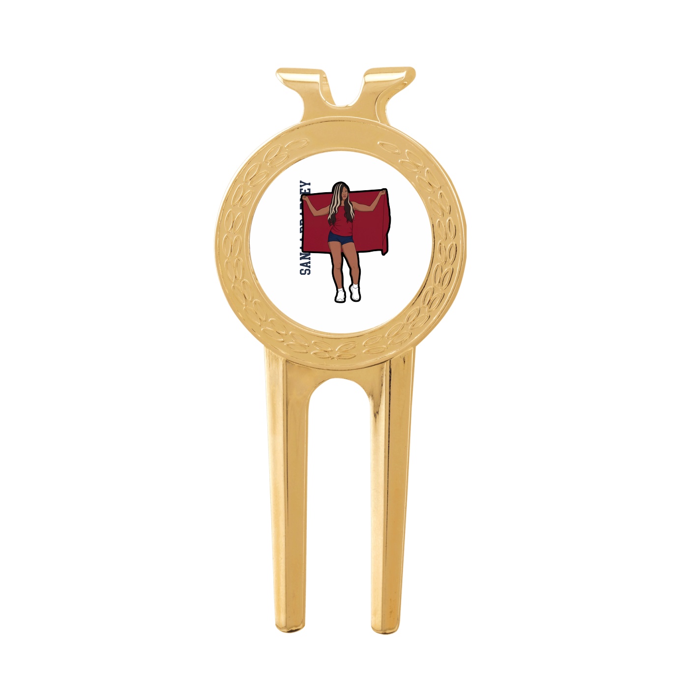 Divot Tool with Ball Marker — Name Vertical in Classic