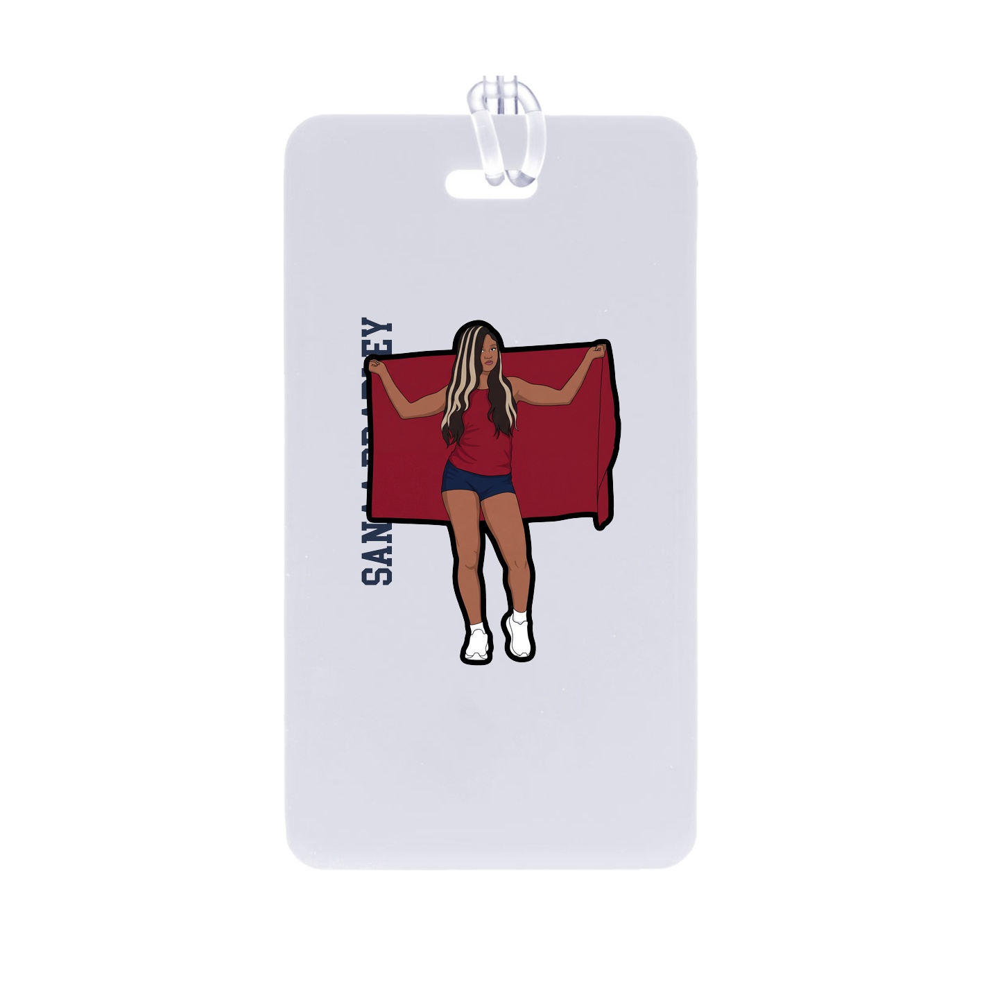 Bag Tag — Name Vertical in Classic