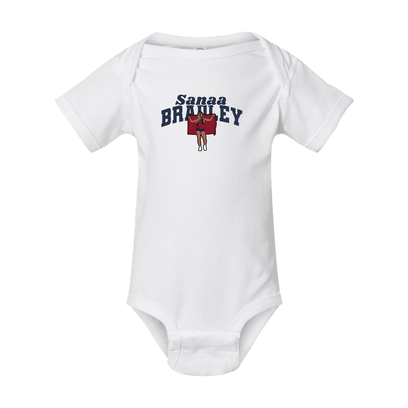 Baby Onesie — Signature Arch in White