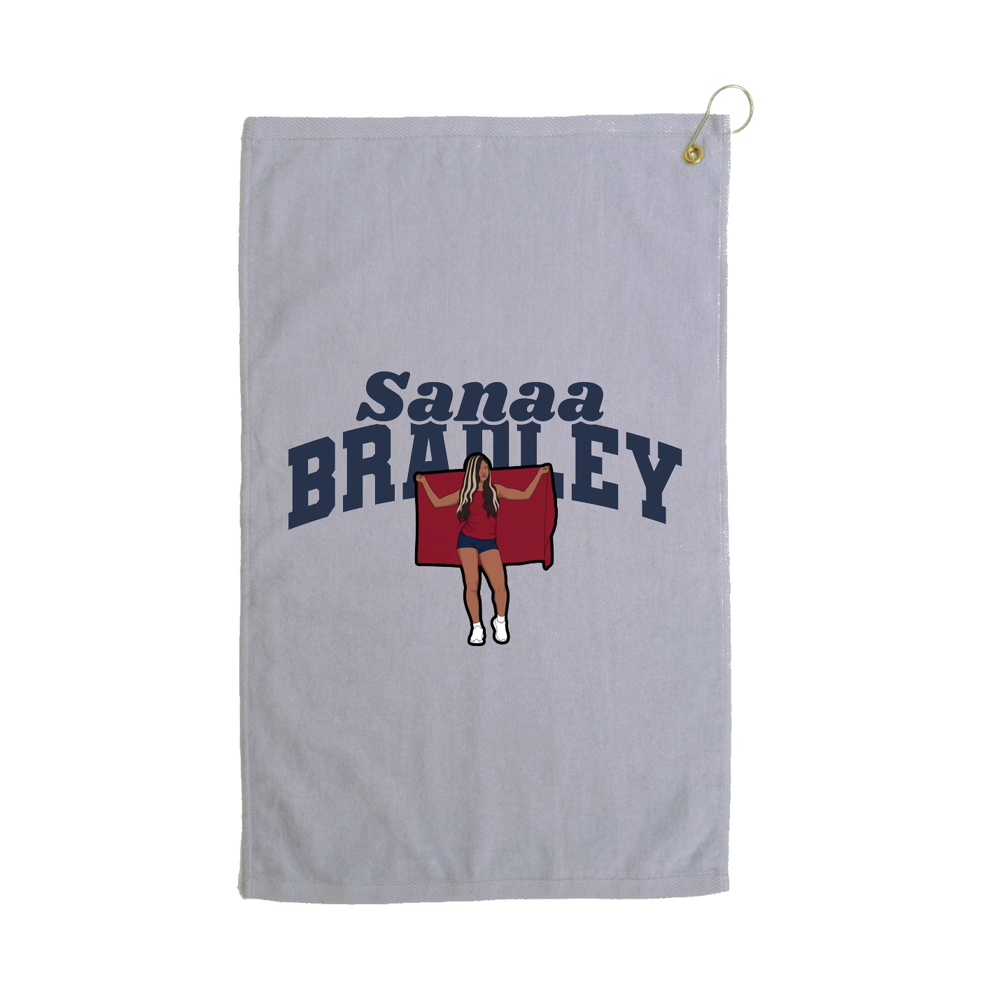 Golf Towel — Signature Arch in Grey