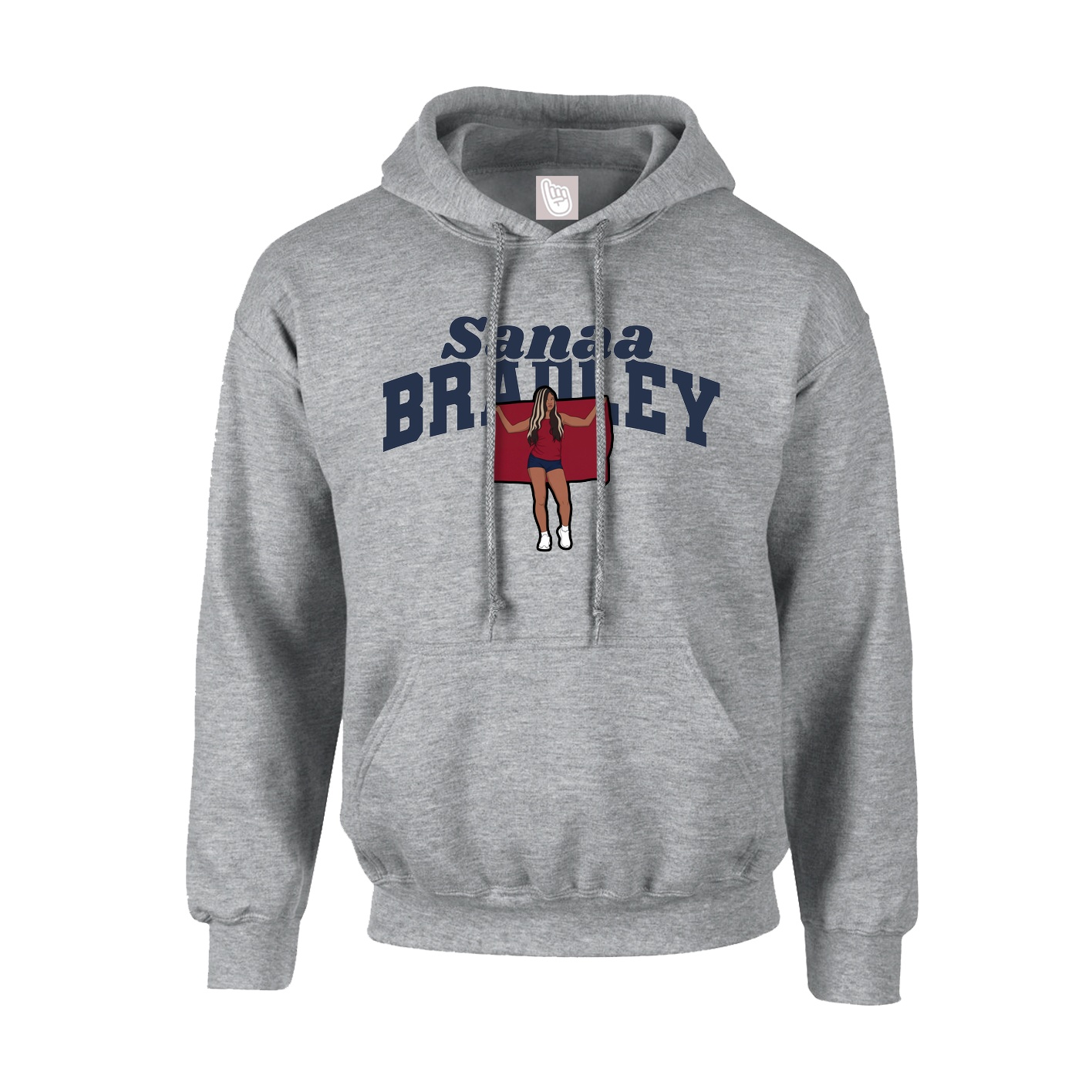 Hoodie — Signature Arch in Grey