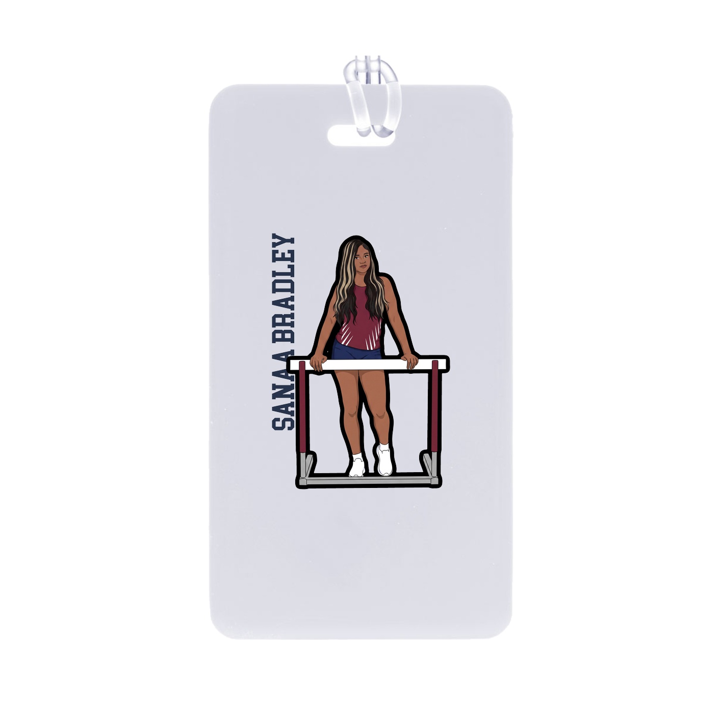 Bag Tag — Name Vertical in Classic