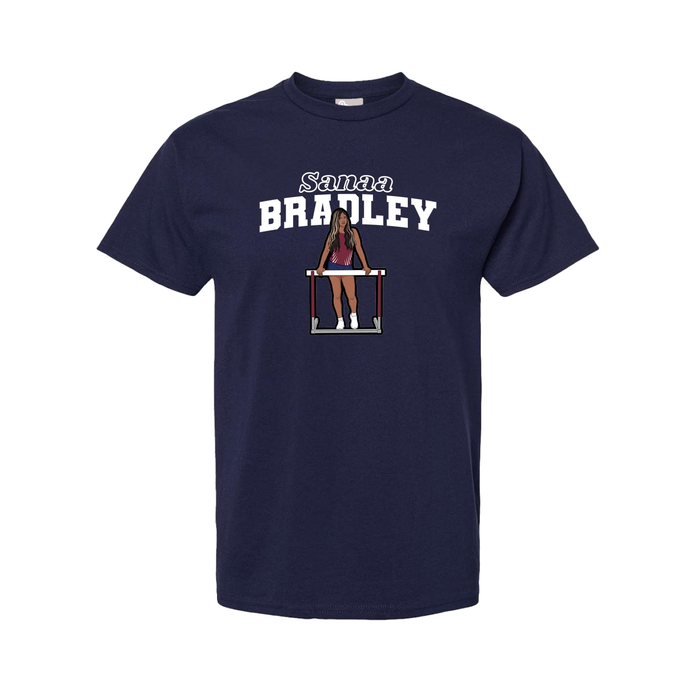 Youth Tee — Name Arch in Navy
