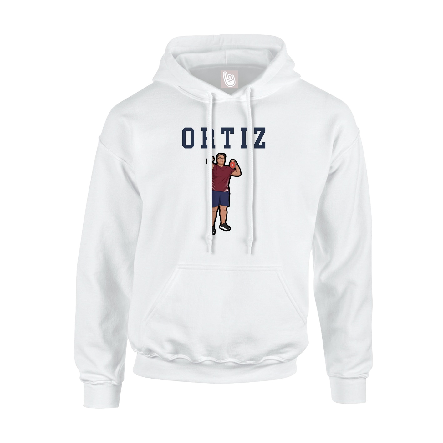 Hoodie — Shirsey in White