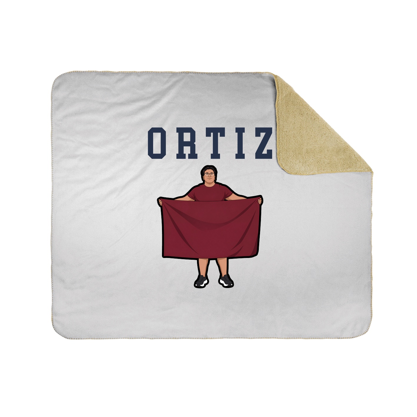 Throw Blanket — Shirsey in White
