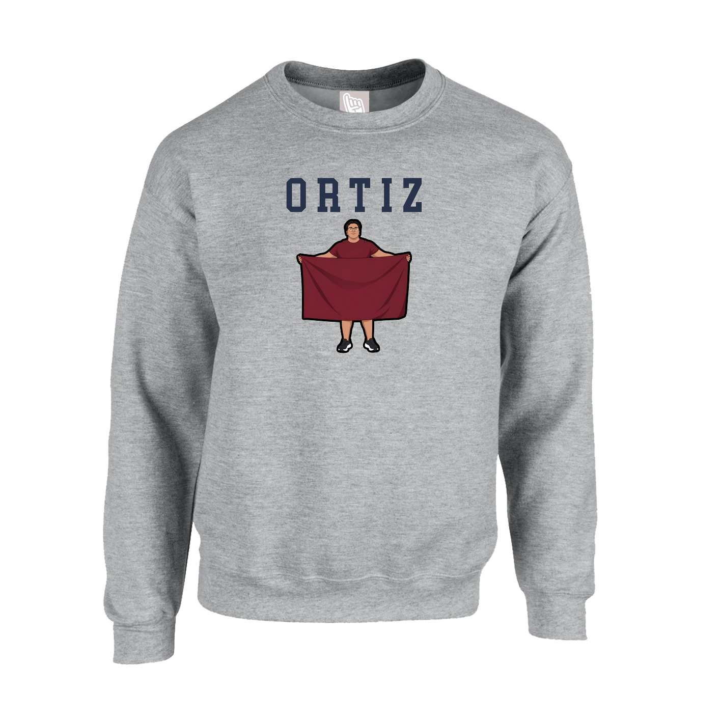 Fleece Crew — Shirsey in Grey