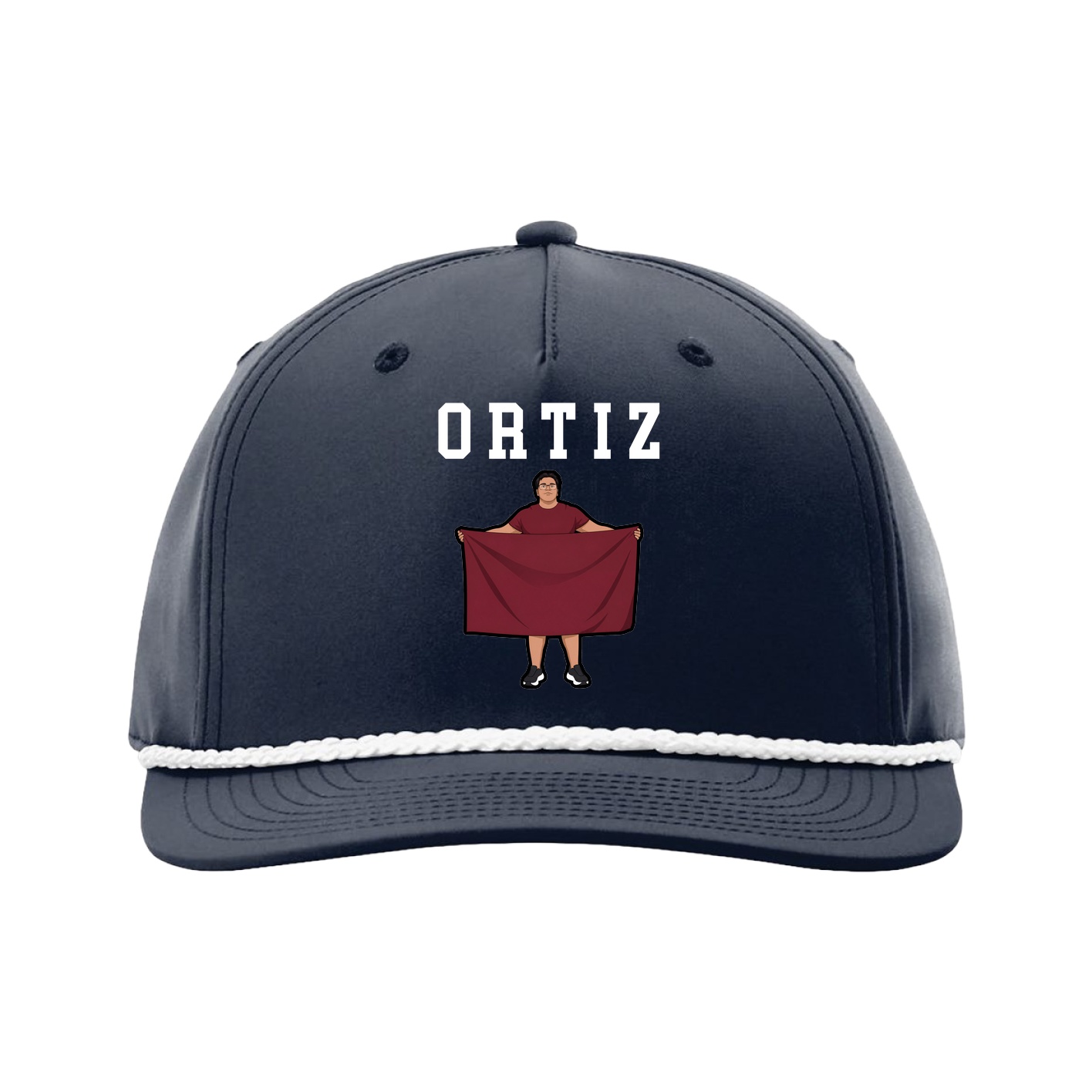 Five-Panel Classic Rope Cap — Shirsey in Navy