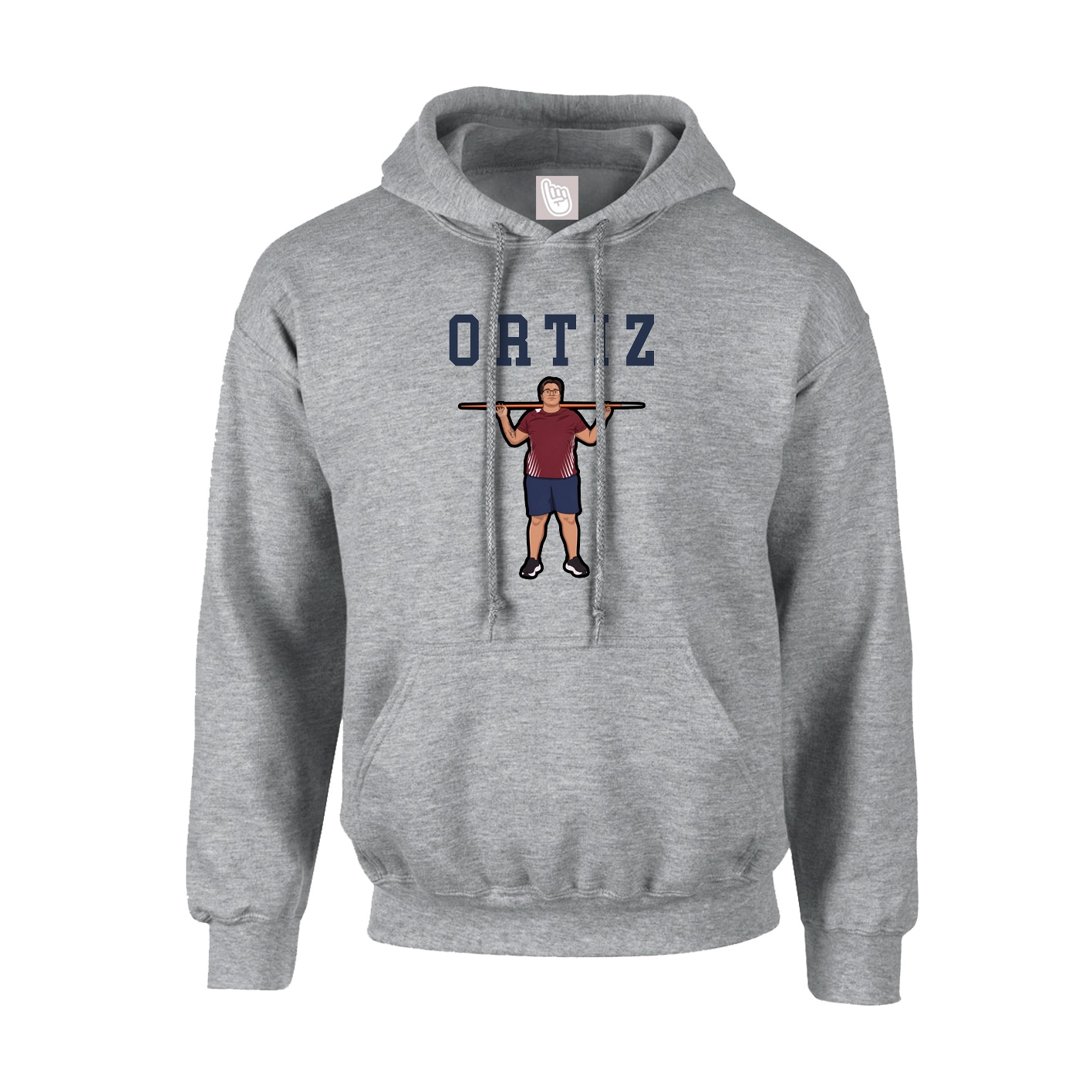 Hoodie — Shirsey in Grey