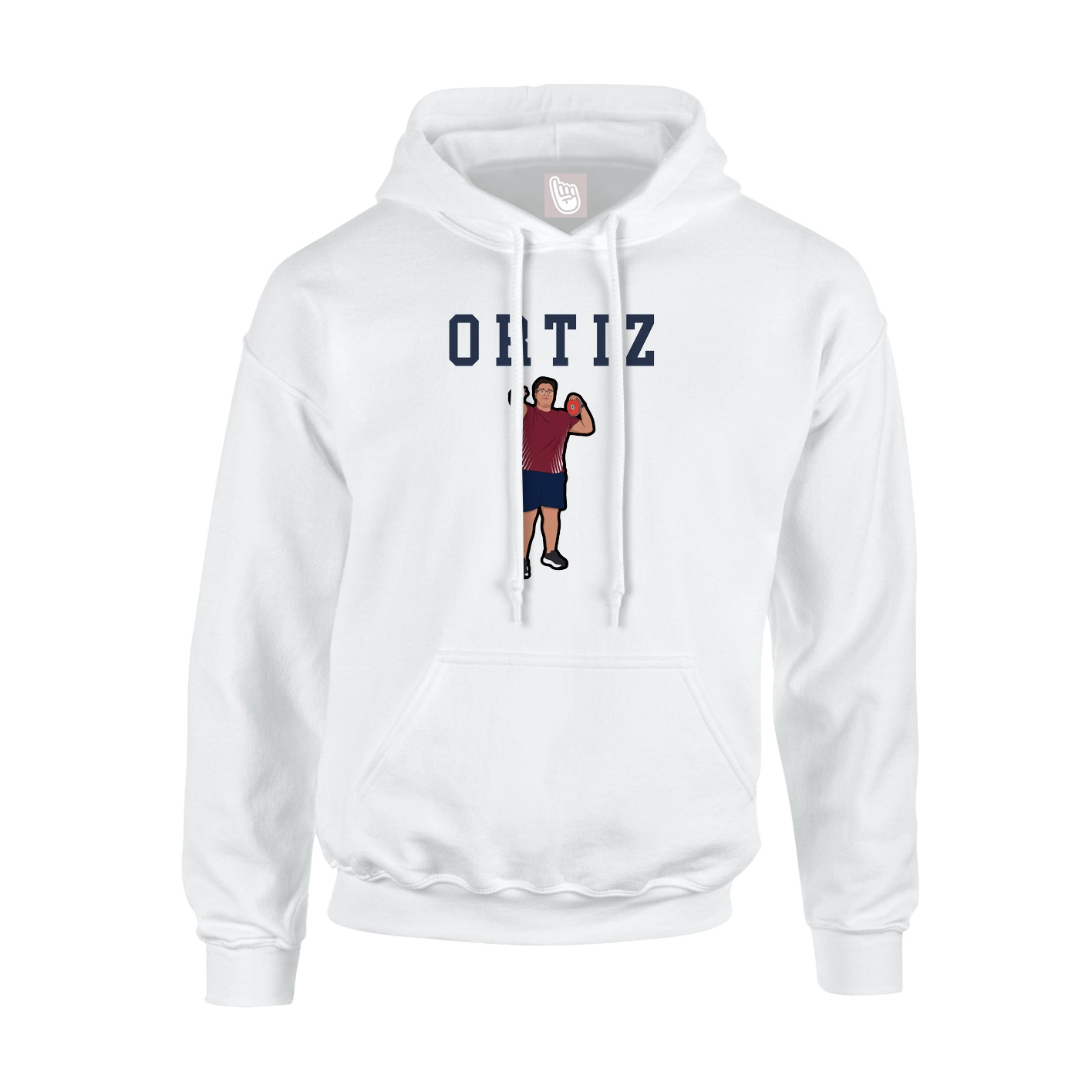 Hoodie — Shirsey in White