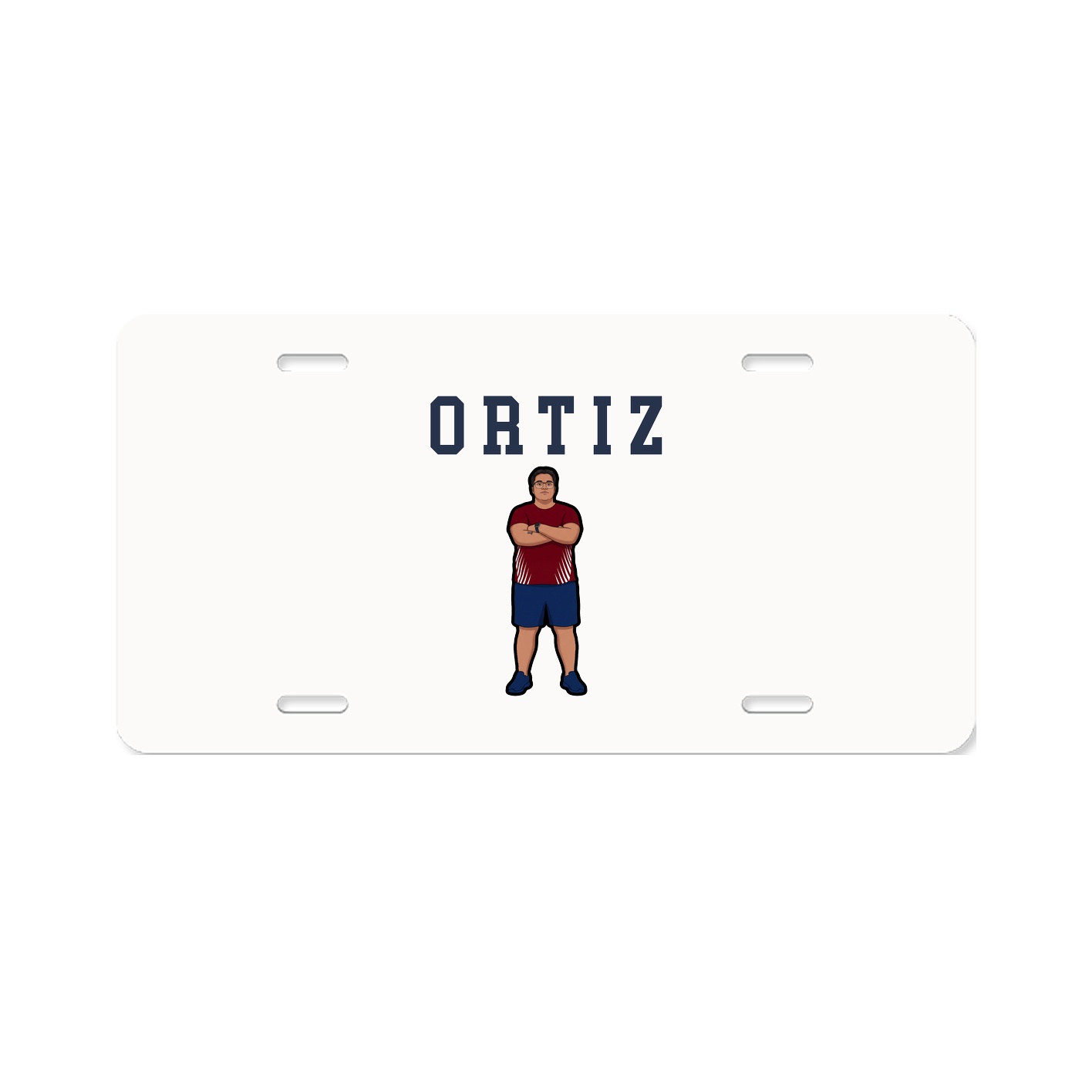 License Plate — Shirsey in Classic