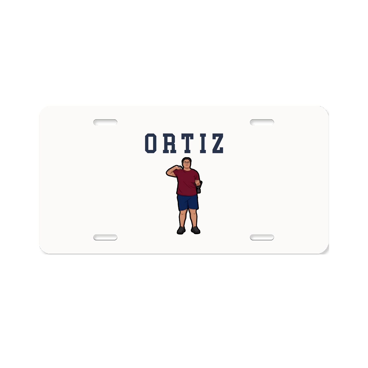 License Plate — Shirsey in Classic