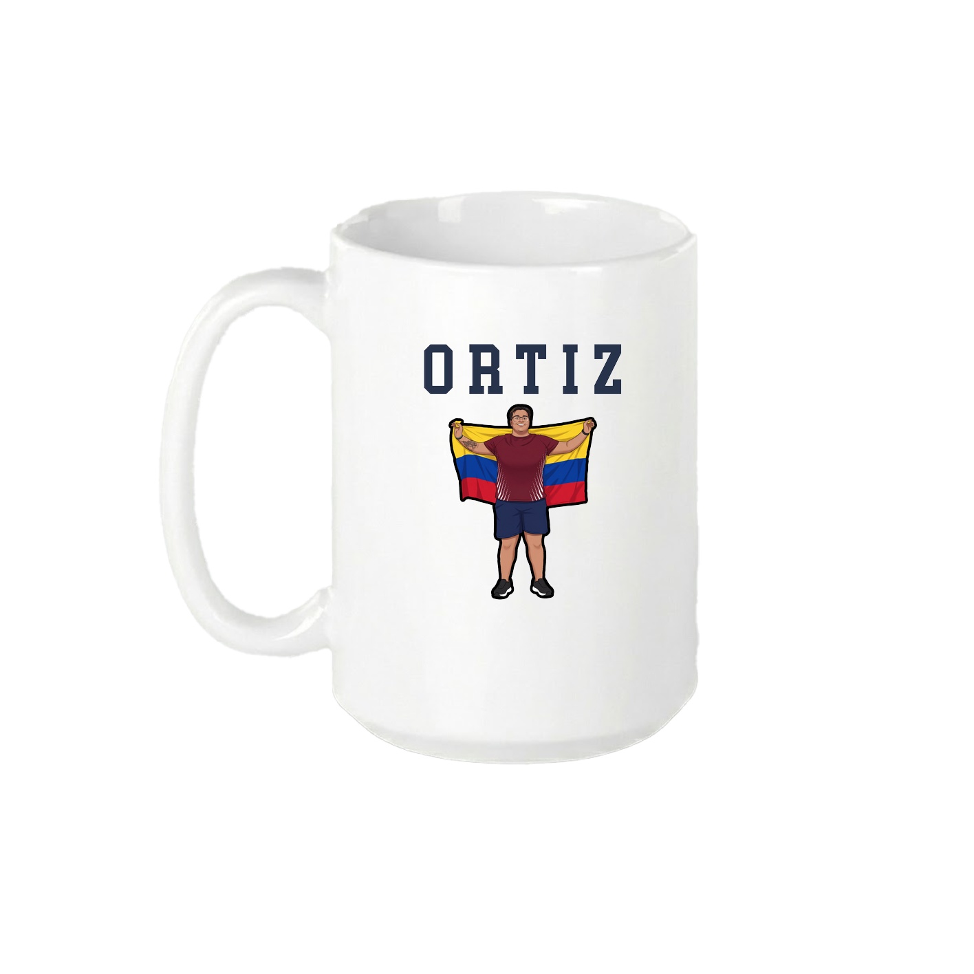 15oz Coffee Mug — Shirsey in White
