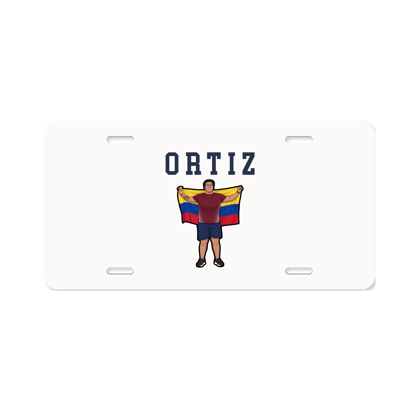 License Plate — Shirsey in Classic