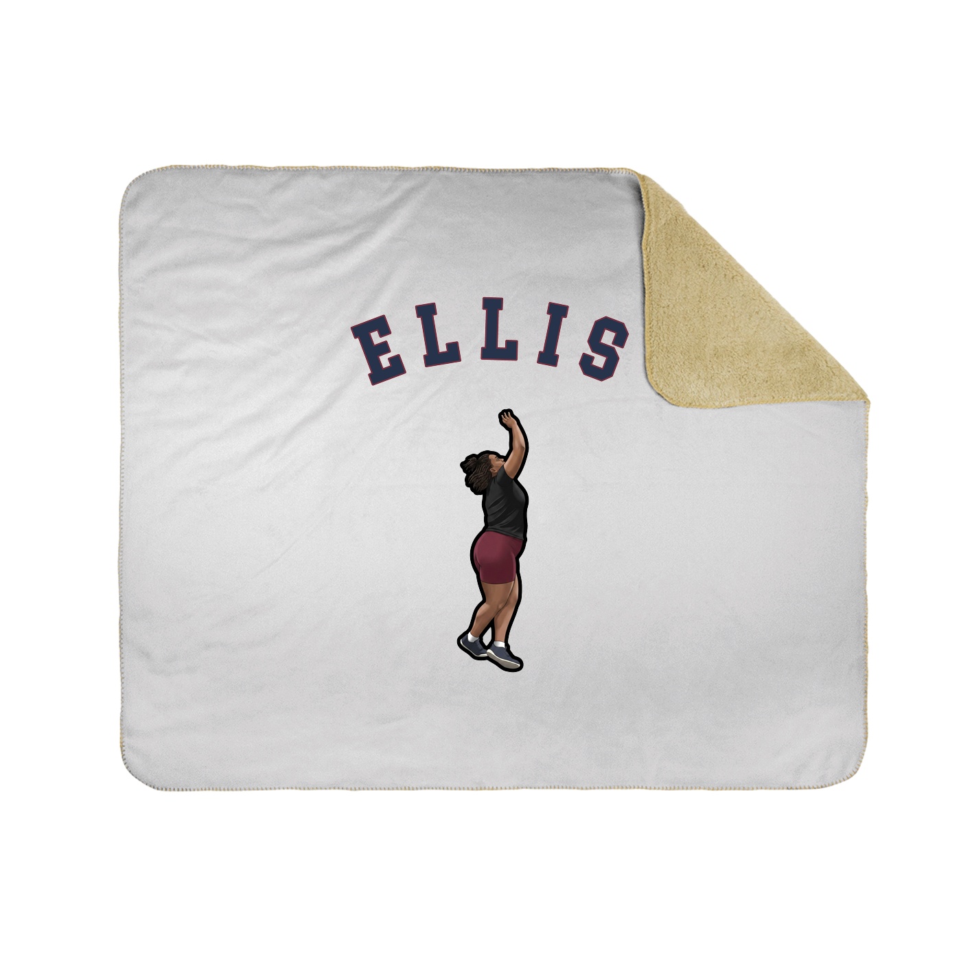 50x60 Sherpa Lined Throw Blanket