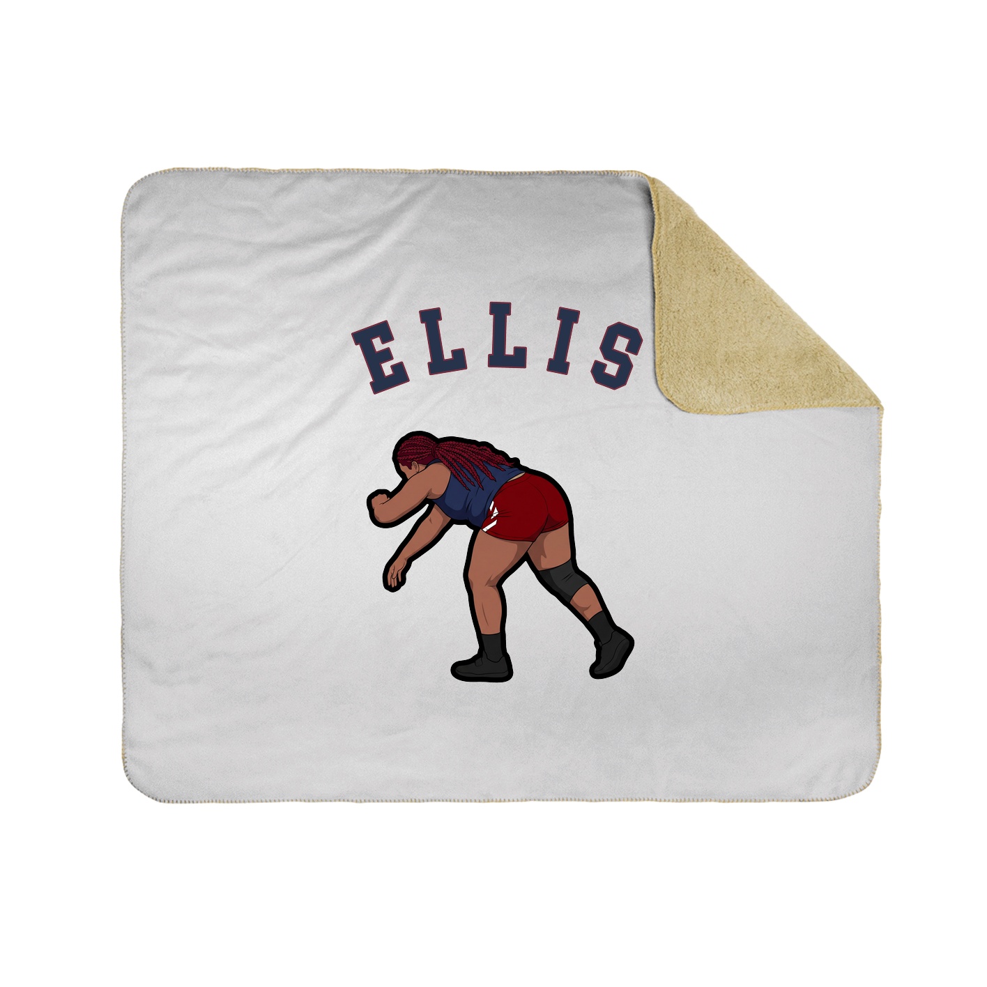 50x60 Sherpa Lined Throw Blanket