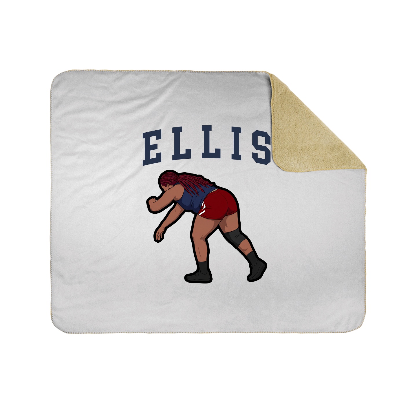 50x60 Sherpa Lined Throw Blanket