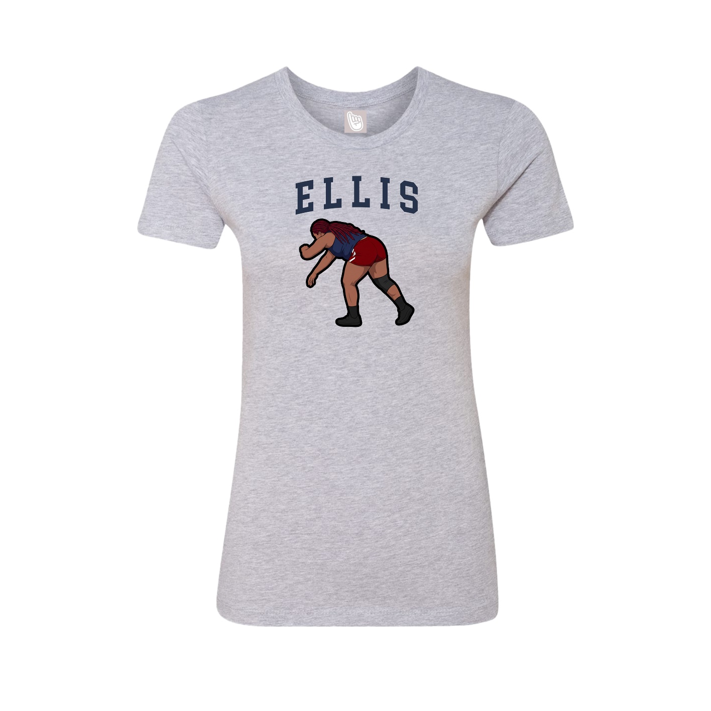 Fitted Women's Tee — Shirsey in Grey