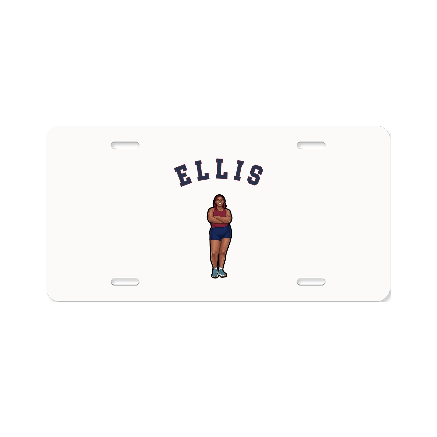 Aluminum License Plate