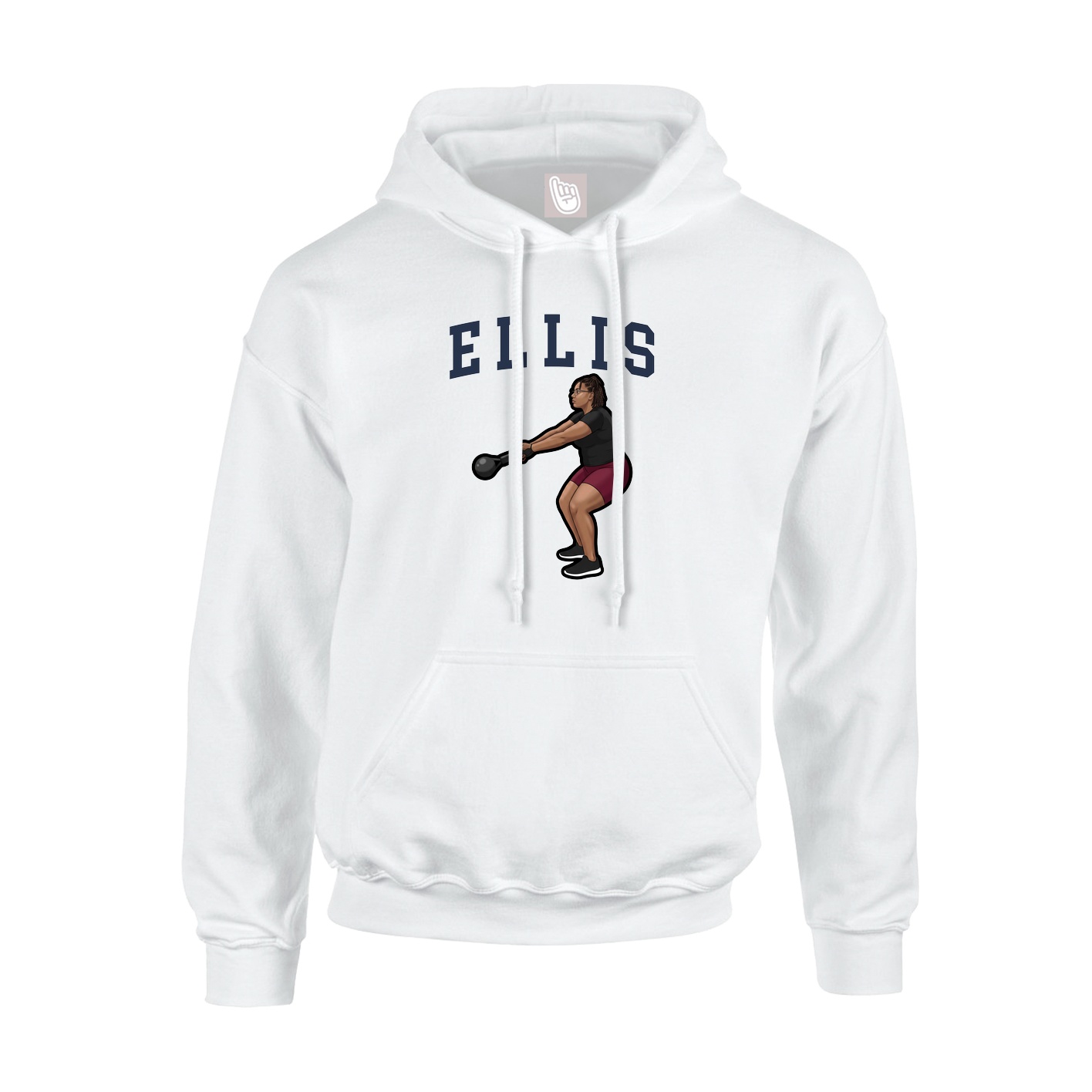 Hoodie — Shirsey in White