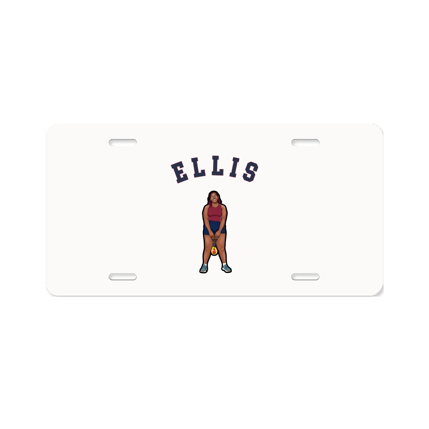 Aluminum License Plate