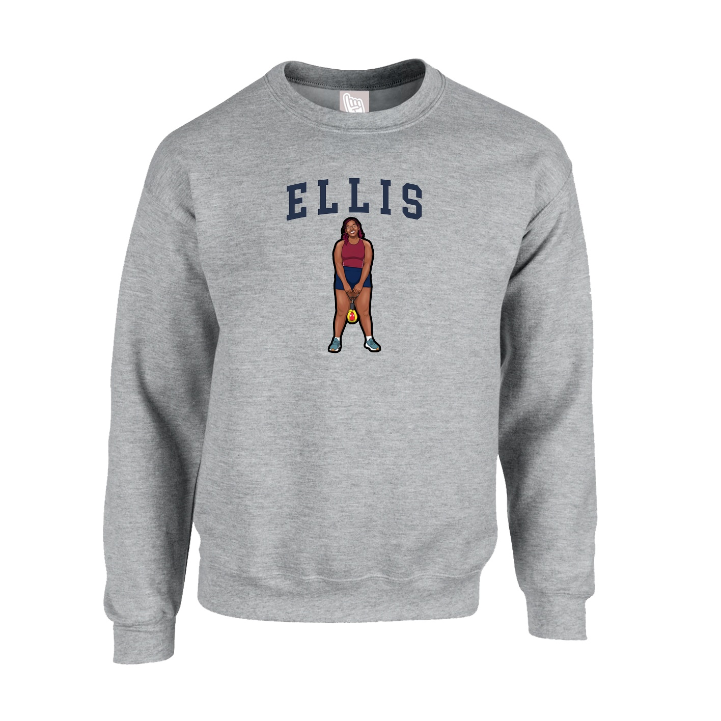 Fleece Crew — Shirsey in Grey